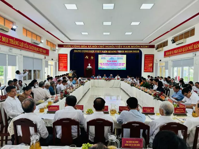 Tọa đàm “nhà tri thức cách mạng Lê Văn Hiến với sự nghiệp giải phóng dân tộc”