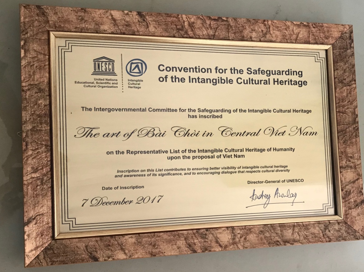 UNESCO công nhận